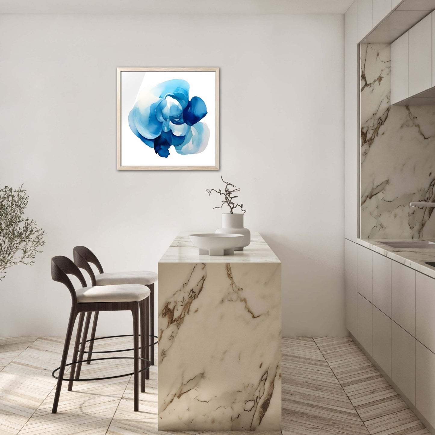 Aquarelle Rose Illusion - Poster Drops