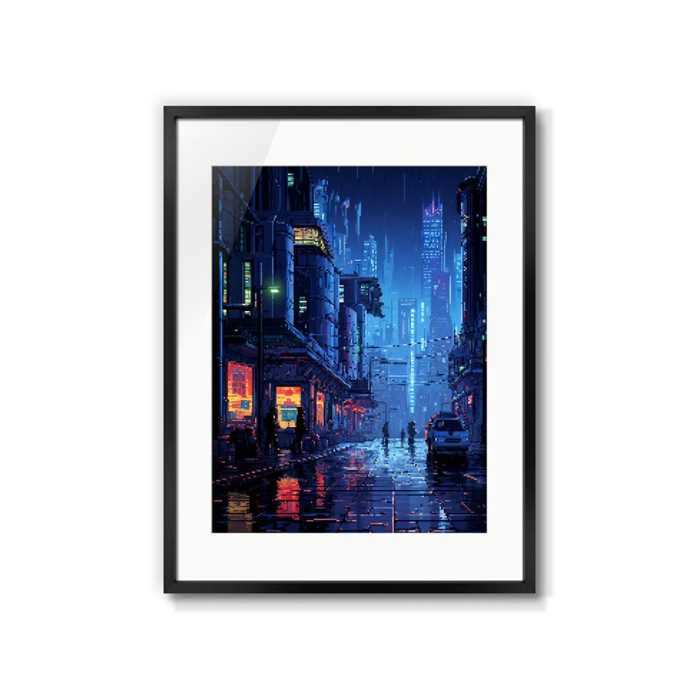 Pixel Blue City