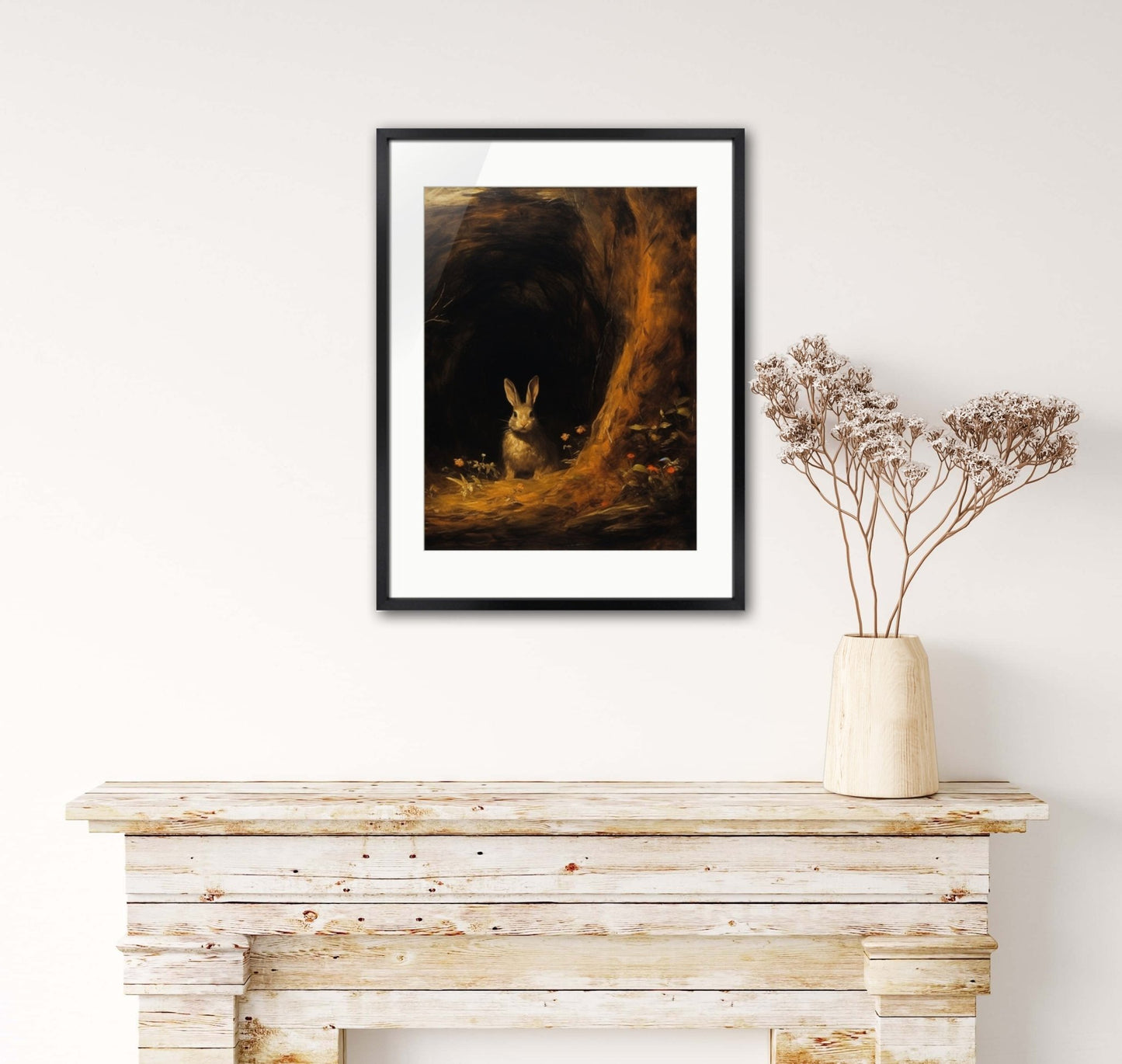 Solitude's Echo(rabbit) - Poster Drops