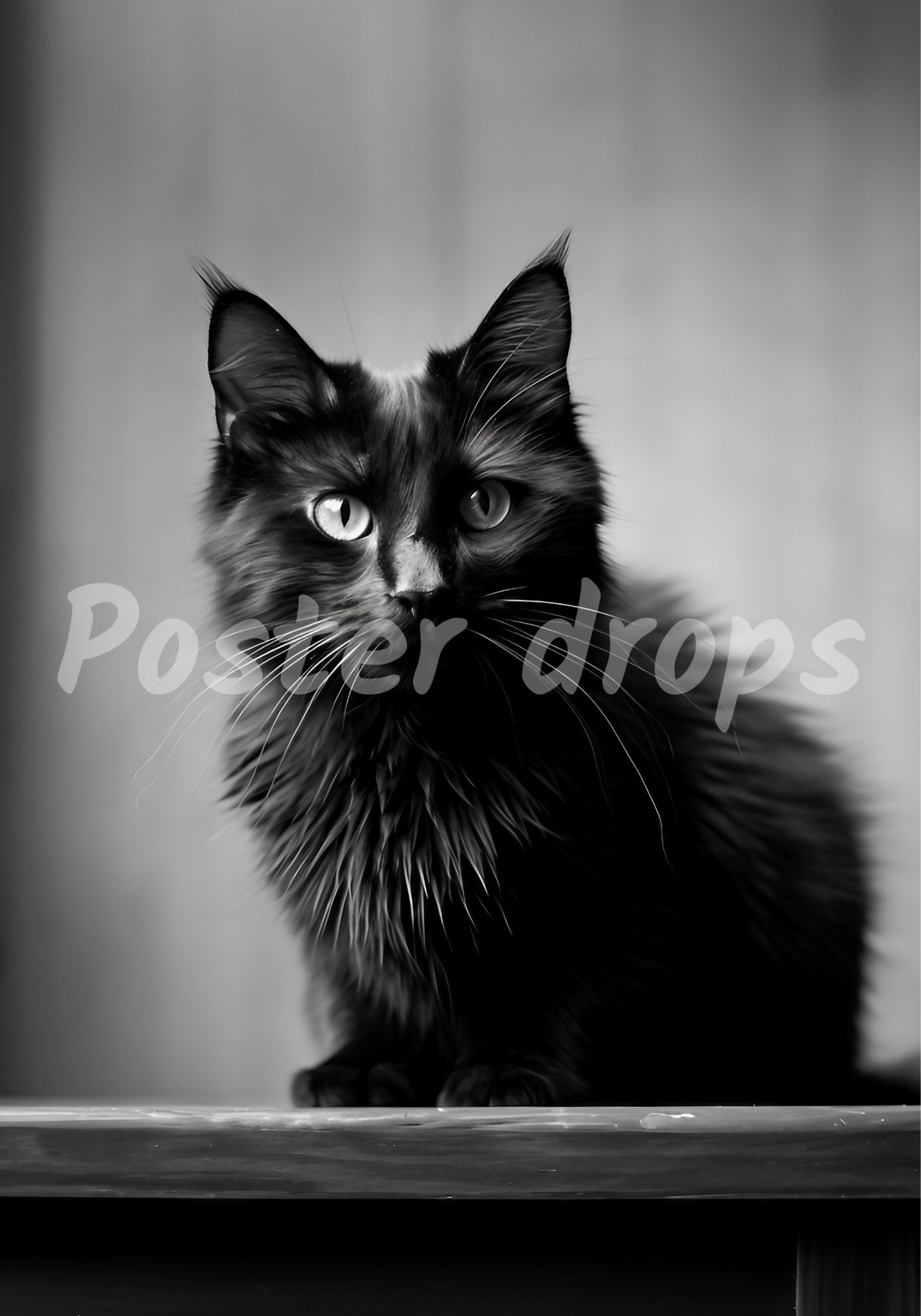 The Black Cat. - Poster Drops