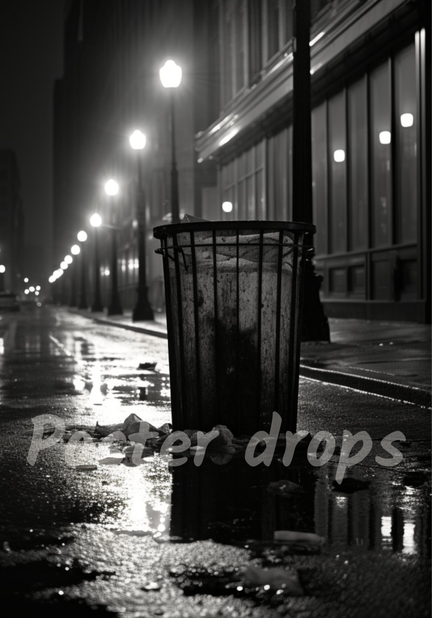 The Trash Can - Poster Drops