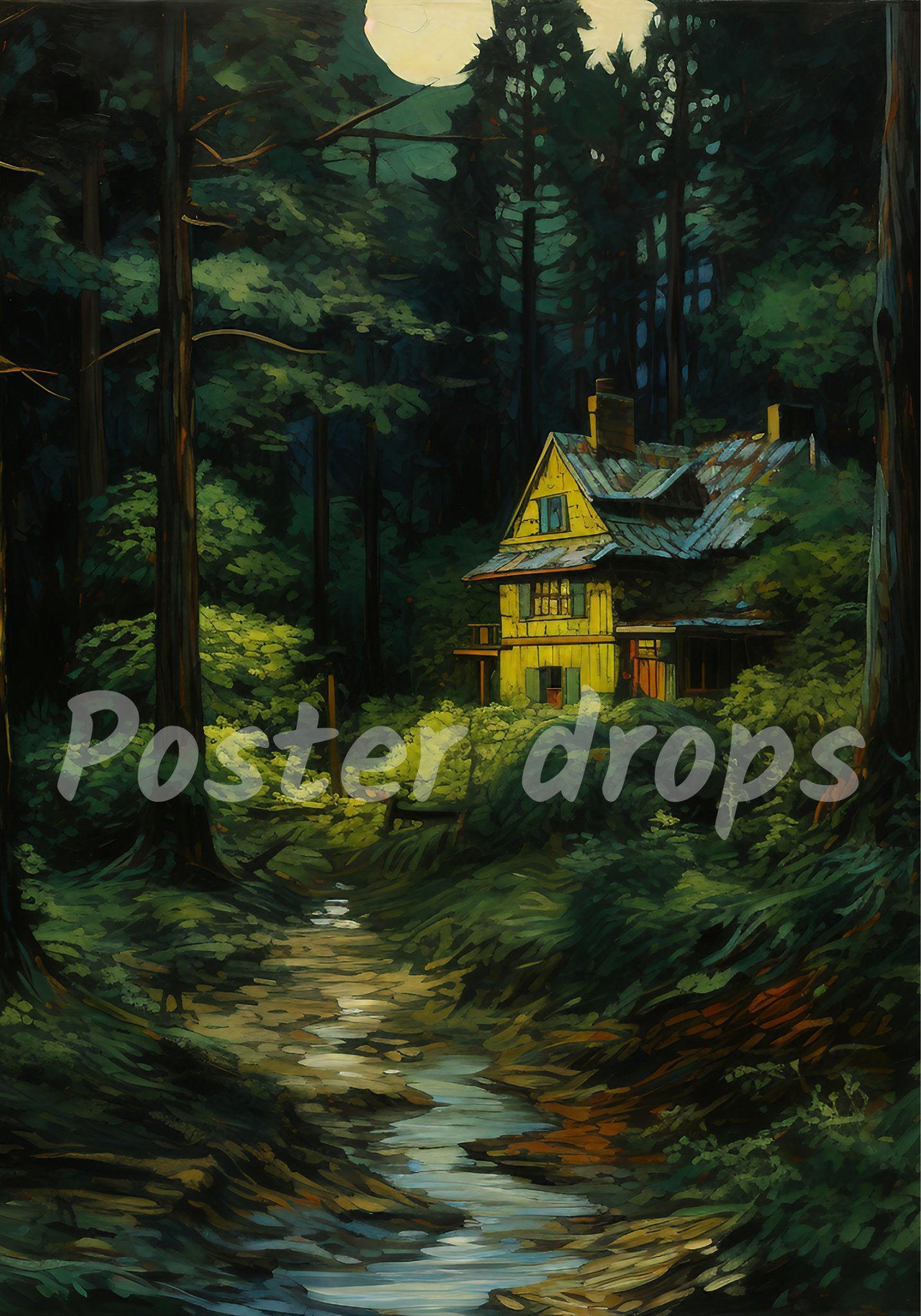 Woodland Home - Poster Drops
