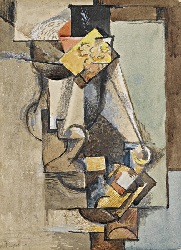 Still life with vase and flower